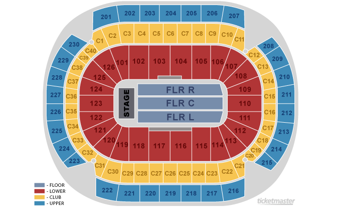 Seating Charts  Xcel Energy Center