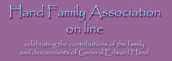 Hand Family Association online